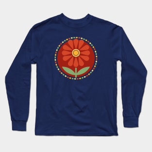 Sunny Retro Daisy Long Sleeve T-Shirt